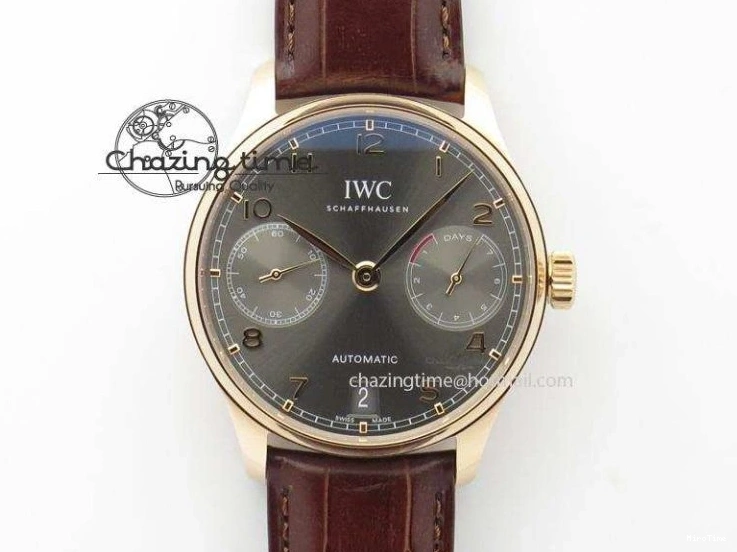 MIROTIME 0101 Portuguese Fa Jones IW544203 SS GSF 1:1 Best Edition White Dial On Leather Strap Trendsetting 7235